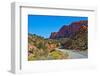 USA, Utah. Boulder, Burr Trail Road views in Long Canyon-Bernard Friel-Framed Photographic Print