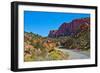 USA, Utah. Boulder, Burr Trail Road views in Long Canyon-Bernard Friel-Framed Photographic Print