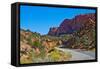 USA, Utah. Boulder, Burr Trail Road views in Long Canyon-Bernard Friel-Framed Stretched Canvas