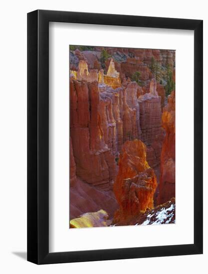 USA, Utah, Bryce Canyon National Park. Close-up of Hoodoos-Jay O'brien-Framed Photographic Print