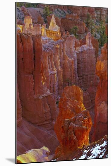 USA, Utah, Bryce Canyon National Park. Close-up of Hoodoos-Jay O'brien-Mounted Photographic Print