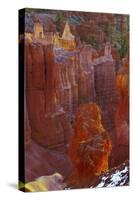 USA, Utah, Bryce Canyon National Park. Close-up of Hoodoos-Jay O'brien-Stretched Canvas