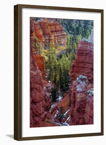 USA, Utah, Bryce Canyon National Park. Close-up of Hoodoos-Jay O'brien-Framed Photographic Print