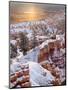 USA, Utah, Bryce Canyon National Park, Sunrise from Sunrise Point after Fresh Snowfall-Ann Collins-Mounted Photographic Print