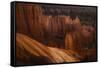 USA, Utah, Bryce Canyon National Park. Sunrise glow on hoodoos.-Jaynes Gallery-Framed Stretched Canvas