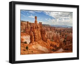 USA, Utah, Bryce Canyon National Park. Thor's Hammer Rises Above Other Hoodoos-Ann Collins-Framed Premium Photographic Print