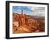 USA, Utah, Bryce Canyon National Park. Thor's Hammer Rises Above Other Hoodoos-Ann Collins-Framed Premium Photographic Print