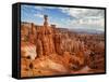 USA, Utah, Bryce Canyon National Park. Thor's Hammer Rises Above Other Hoodoos-Ann Collins-Framed Stretched Canvas