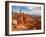 USA, Utah, Bryce Canyon National Park. Thor's Hammer Rises Above Other Hoodoos-Ann Collins-Framed Photographic Print