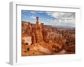 USA, Utah, Bryce Canyon National Park. Thor's Hammer Rises Above Other Hoodoos-Ann Collins-Framed Photographic Print