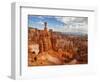 USA, Utah, Bryce Canyon National Park. Thor's Hammer Rises Above Other Hoodoos-Ann Collins-Framed Photographic Print