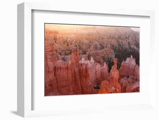 USA, Utah, Bryce Canyon, Thor's Hammer, Sunrise-Catharina Lux-Framed Photographic Print