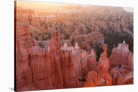 USA, Utah, Bryce Canyon, Thor's Hammer, Sunrise-Catharina Lux-Stretched Canvas