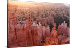 USA, Utah, Bryce Canyon, Thor's Hammer, Sunrise-Catharina Lux-Stretched Canvas