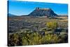 USA, Utah, Caineville, Factory Butte from Coal Mine Road-Bernard Friel-Stretched Canvas