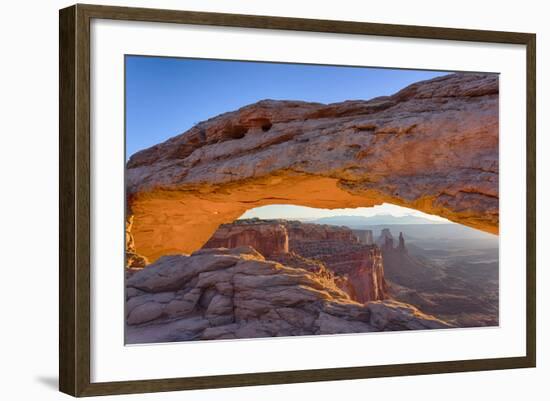 USA, Utah, Canyonlands, Island in the Sky, Mesa Arch at Sunrise-Jamie & Judy Wild-Framed Photographic Print