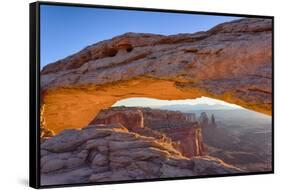 USA, Utah, Canyonlands, Island in the Sky, Mesa Arch at Sunrise-Jamie & Judy Wild-Framed Stretched Canvas