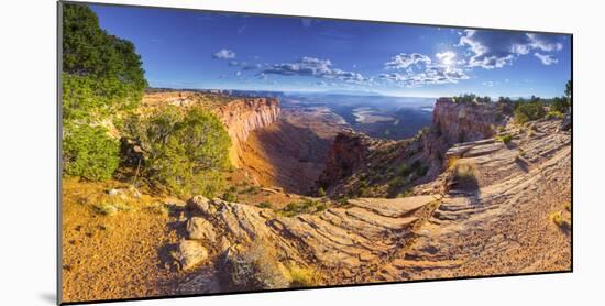 Usa, Utah, Canyonlands National Park, Island in the Sky District, Buck Canyon Overlook-Alan Copson-Mounted Photographic Print