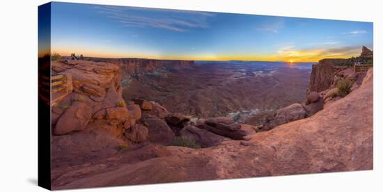 Usa, Utah, Canyonlands National Park, Island in the Sky District, Green River Overlook-Alan Copson-Stretched Canvas