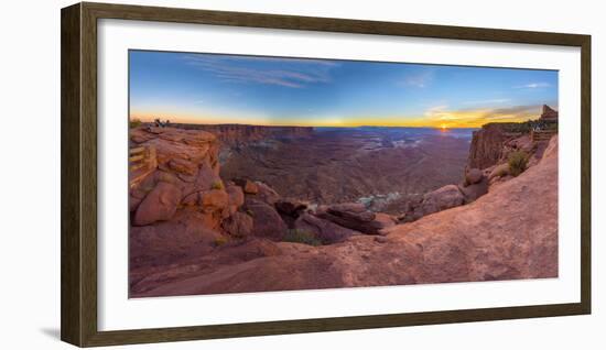 Usa, Utah, Canyonlands National Park, Island in the Sky District, Green River Overlook-Alan Copson-Framed Photographic Print