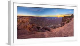 Usa, Utah, Canyonlands National Park, Island in the Sky District, Green River Overlook-Alan Copson-Framed Photographic Print