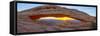 Usa, Utah, Canyonlands National Park, Island in the Sky District, Mesa Arch, Sunrise-Alan Copson-Framed Stretched Canvas