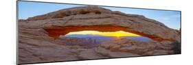 Usa, Utah, Canyonlands National Park, Island in the Sky District, Mesa Arch, Sunrise-Alan Copson-Mounted Photographic Print