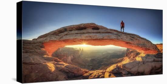 USA, Utah, Canyonlands National Park, Island in the Sky District, Mesa Arch-Michele Falzone-Stretched Canvas
