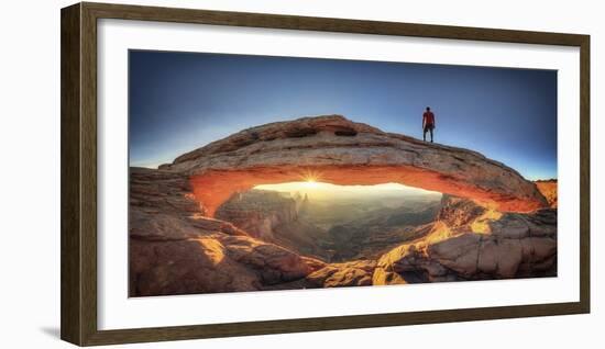 USA, Utah, Canyonlands National Park, Island in the Sky District, Mesa Arch-Michele Falzone-Framed Photographic Print