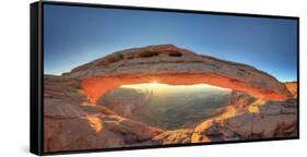 Usa, Utah, Canyonlands National Park, Island in the Sky District, Mesa Arch-Michele Falzone-Framed Stretched Canvas