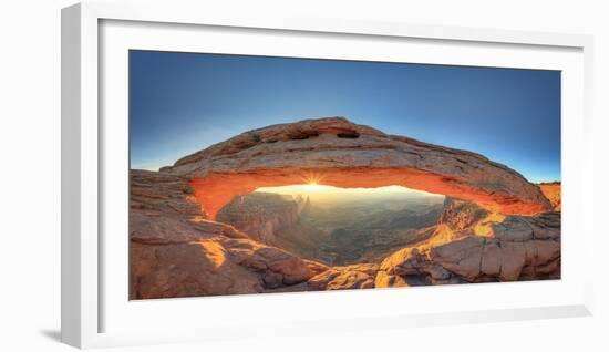 Usa, Utah, Canyonlands National Park, Island in the Sky District, Mesa Arch-Michele Falzone-Framed Premium Photographic Print