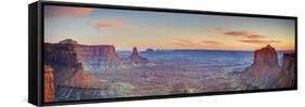 USA, Utah, Canyonlands National Park, Island in the Sky District, View from False Khiva-Michele Falzone-Framed Stretched Canvas