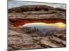 USA, Utah, Canyonlands National Park, Mesa Arch at Sunrise-Mark Sykes-Mounted Photographic Print