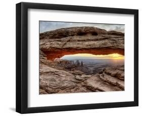 USA, Utah, Canyonlands National Park, Mesa Arch at Sunrise-Mark Sykes-Framed Photographic Print