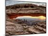 USA, Utah, Canyonlands National Park, Mesa Arch at Sunrise-Mark Sykes-Mounted Photographic Print