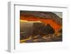 USA, Utah, Canyonlands National Park. Mesa Arch at sunrise.-Jaynes Gallery-Framed Photographic Print