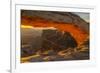 USA, Utah, Canyonlands National Park. Mesa Arch at sunrise.-Jaynes Gallery-Framed Photographic Print