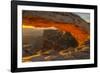 USA, Utah, Canyonlands National Park. Mesa Arch at sunrise.-Jaynes Gallery-Framed Photographic Print