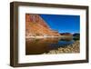 USA, Utah. Canyonlands National Park. Reflection in Dugout Reservoir, Needles area-Bernard Friel-Framed Photographic Print