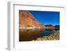 USA, Utah. Canyonlands National Park. Reflection in Dugout Reservoir, Needles area-Bernard Friel-Framed Photographic Print