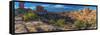 Usa, Utah, Canyonlands National Park, the Needles District, Big Spring Canyon Overlook-Alan Copson-Framed Stretched Canvas