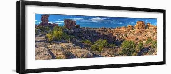 Usa, Utah, Canyonlands National Park, the Needles District, Big Spring Canyon Overlook-Alan Copson-Framed Photographic Print