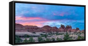 Usa, Utah, Canyonlands National Park, the Needles District, Chesler Park Trail-Alan Copson-Framed Stretched Canvas