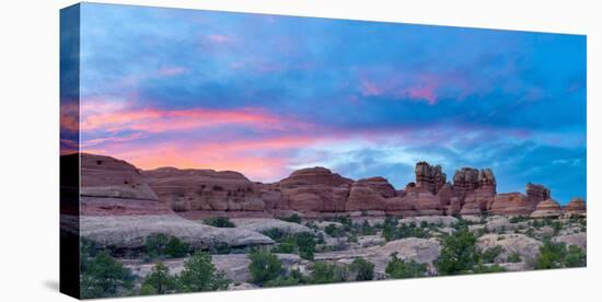 Usa, Utah, Canyonlands National Park, the Needles District, Chesler Park Trail-Alan Copson-Stretched Canvas