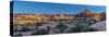 Usa, Utah, Canyonlands National Park, the Needles District, Chesler Park Trail-Alan Copson-Stretched Canvas