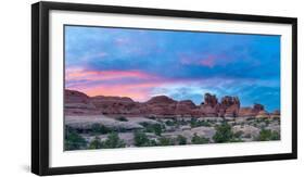 Usa, Utah, Canyonlands National Park, the Needles District, Chesler Park Trail-Alan Copson-Framed Photographic Print