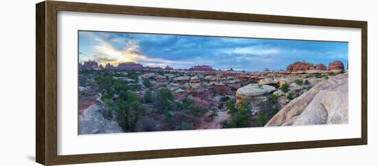 Usa, Utah, Canyonlands National Park, the Needles District, Chesler Park Trail-Alan Copson-Framed Photographic Print