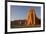 USA, Utah, Capitol Reef National Park, Cathedral Valley, Temple of the Sun and Temple of the Moon-Charles Gurche-Framed Photographic Print