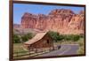USA, Utah, Capitol Reef National Park, Historical Place Fruita, Barn-Catharina Lux-Framed Photographic Print