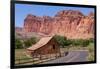 USA, Utah, Capitol Reef National Park, Historical Place Fruita, Barn-Catharina Lux-Framed Photographic Print